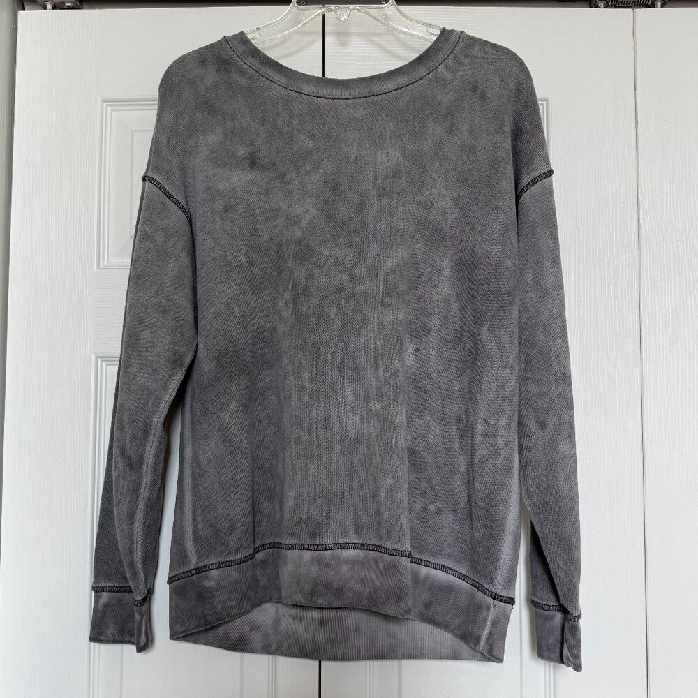 American Eagle Long Sleeve Grey Pullover Lightweight Sweatshirt Small